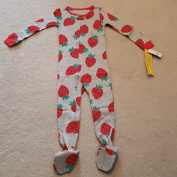 Carter/'s NWT 4T Girl Penguin PJ Footed Pajama Sleeper